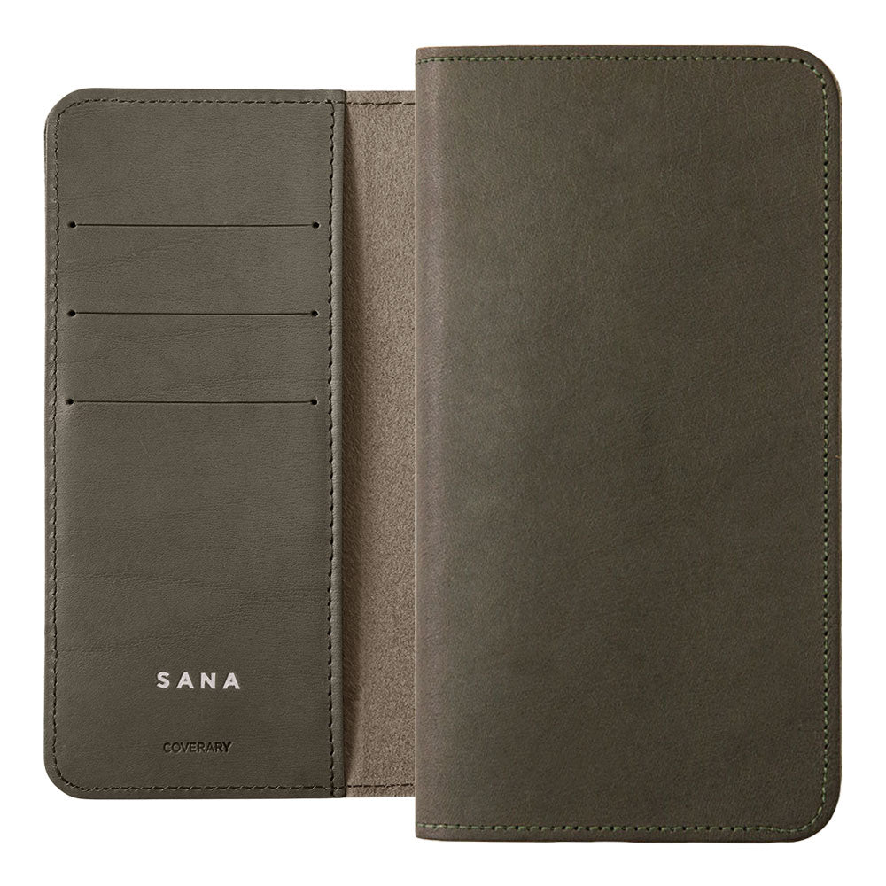 Genuine Leather Italian Leather Card Storage Personalized Engraving (Color Foil Stamping) Notebook-style Case Xperia Series