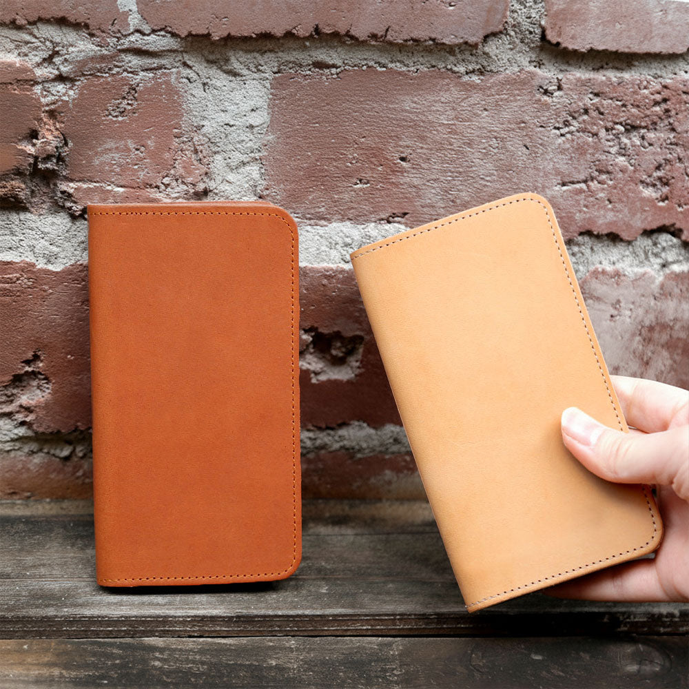 Cuir véritable Étui en cuir italien pour carnet