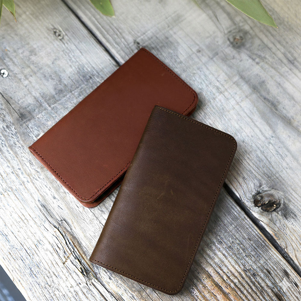 Cuir véritable Étui en cuir italien pour carnet