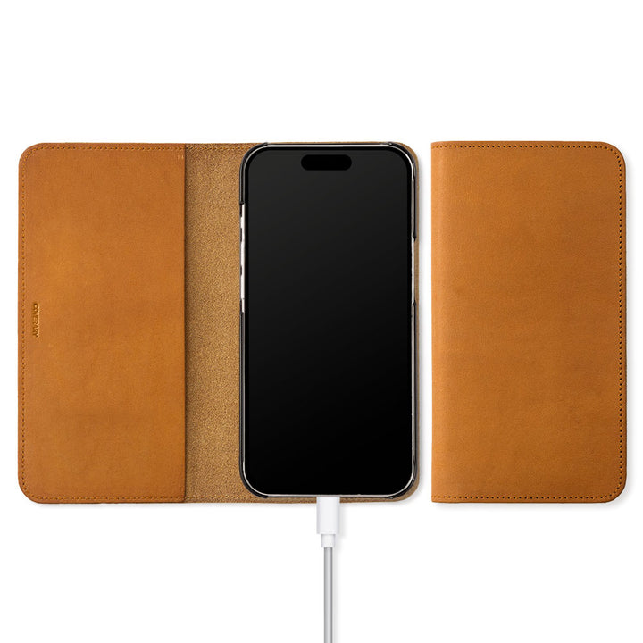 Cuir véritable Étui en cuir italien pour carnet