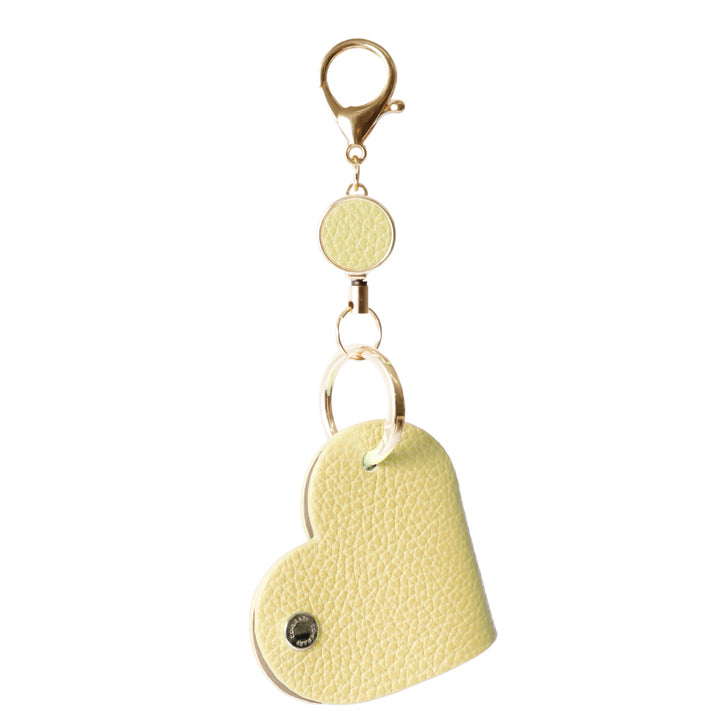 Accessories Genuine Leather 32 Colors Italian Shrink Leather Heart Key Charm