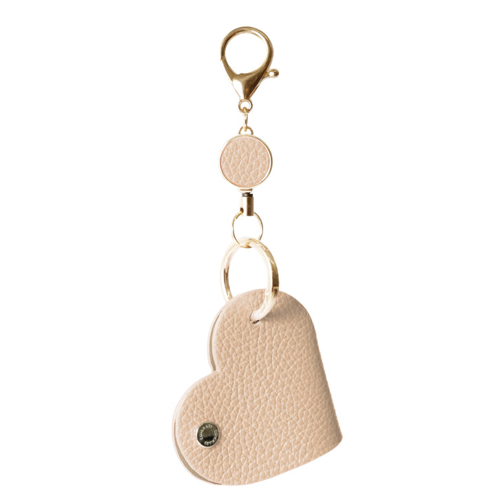 Accessories Genuine Leather 32 Colors Italian Shrink Leather Heart Key Charm