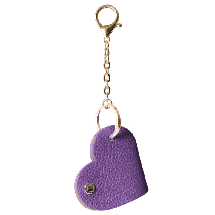 Accessories Genuine Leather 32 Colors Italian Shrink Leather Heart Key Charm