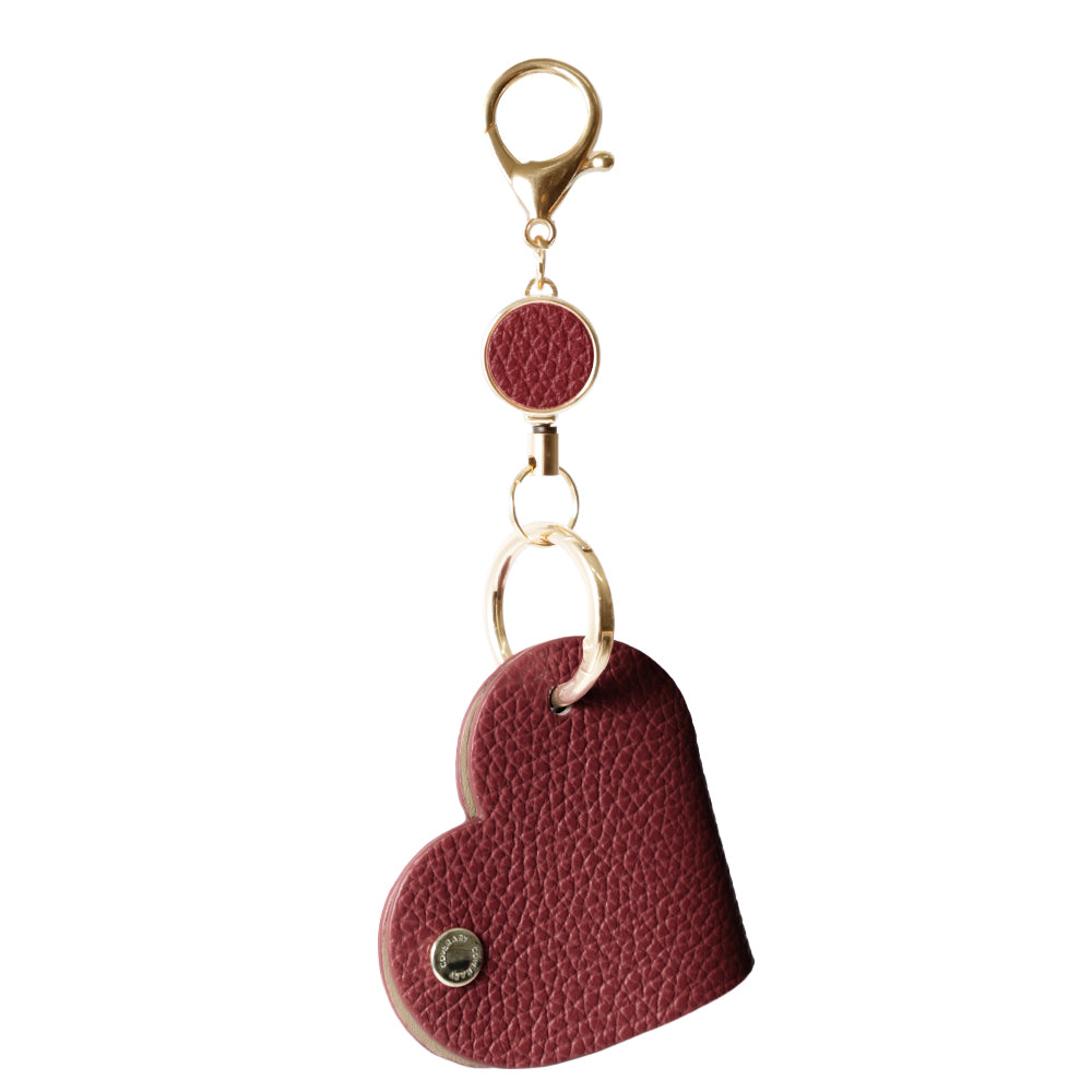 Accessories Genuine Leather 32 Colors Italian Shrink Leather Heart Key Charm