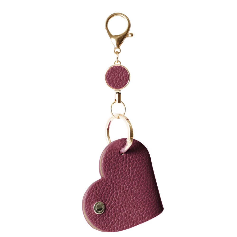 Accessories Genuine Leather 32 Colors Italian Shrink Leather Heart Key Charm