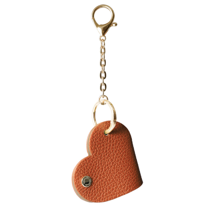 Accessories Genuine Leather 32 Colors Italian Shrink Leather Heart Key Charm