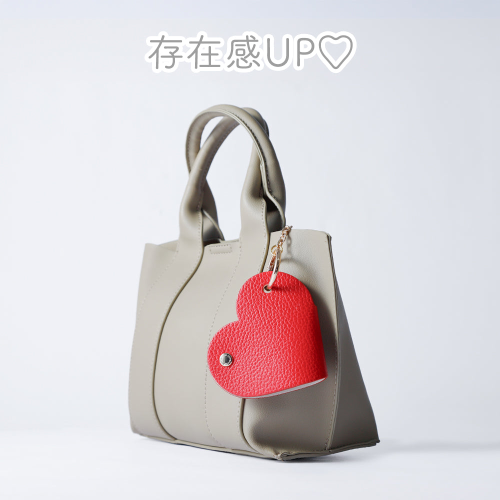 Accessories Genuine Leather 32 Colors Italian Shrink Leather Heart Key Charm