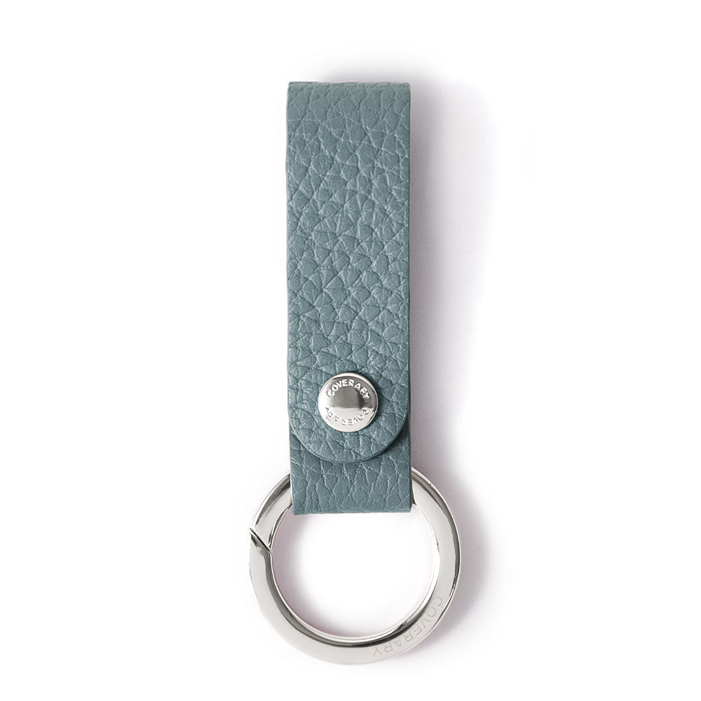 アクセサリー 本革 32色 イタリアンシュリンクレザー カラビナ付きループホルダー