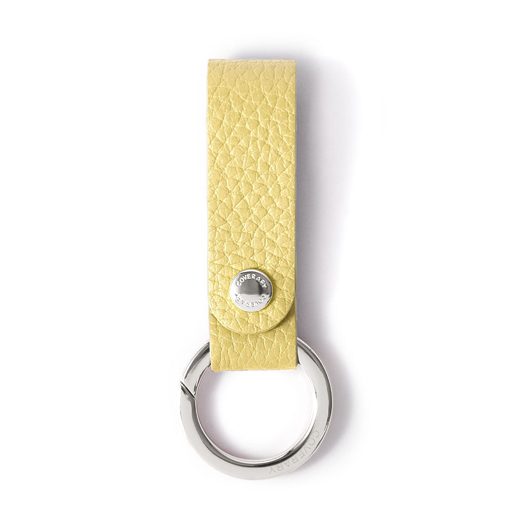 アクセサリー 本革 32色 イタリアンシュリンクレザー カラビナ付きループホルダー