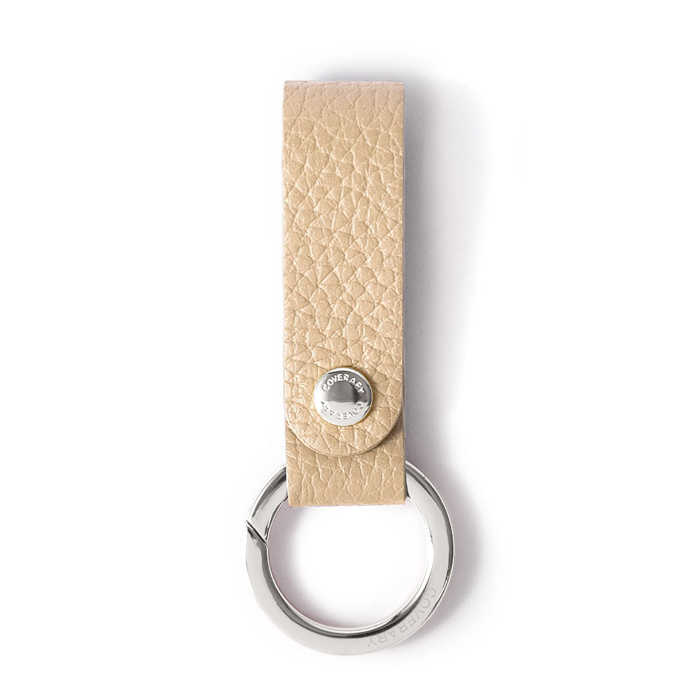 アクセサリー 本革 32色 イタリアンシュリンクレザー カラビナ付きループホルダー