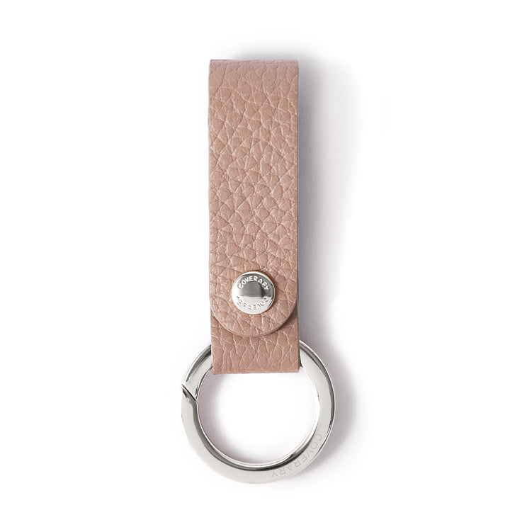 アクセサリー 本革 32色 イタリアンシュリンクレザー カラビナ付きループホルダー