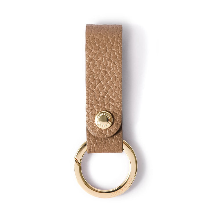 アクセサリー 本革 32色 イタリアンシュリンクレザー カラビナ付きループホルダー