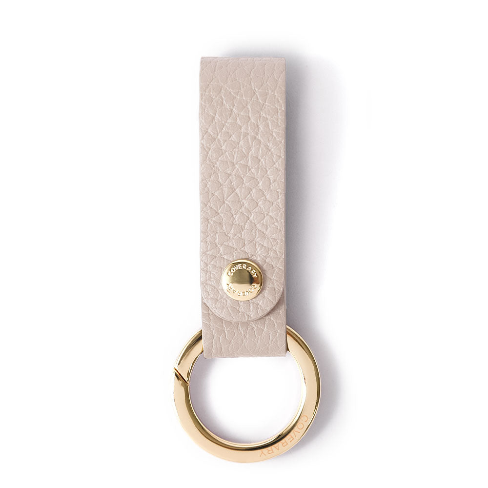 アクセサリー 本革 32色 イタリアンシュリンクレザー カラビナ付きループホルダー