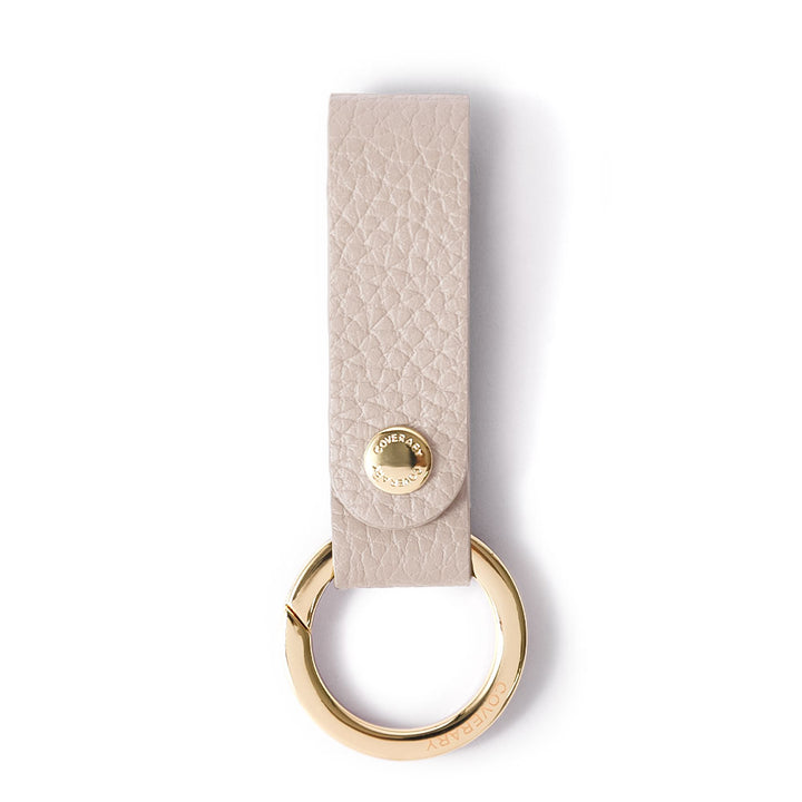 アクセサリー 本革 32色 イタリアンシュリンクレザー カラビナ付きループホルダー