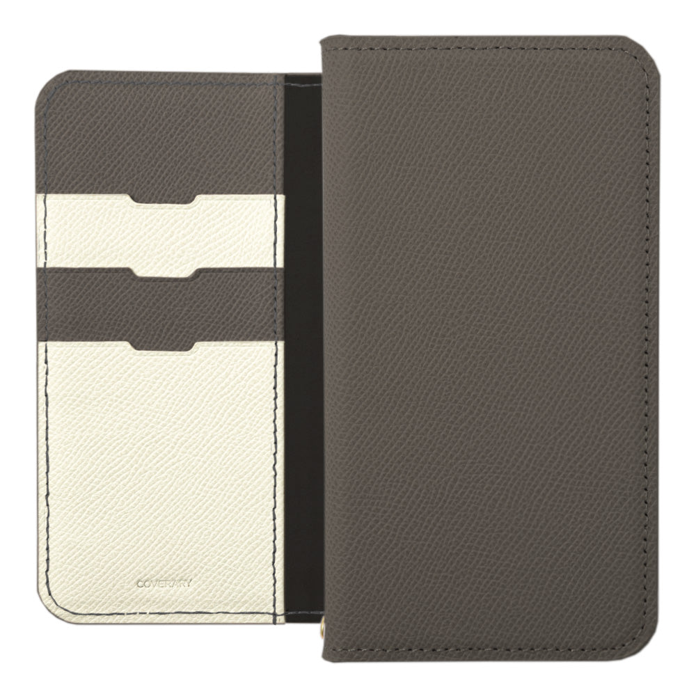 Genuine leather card storage bicolor stand function notebook-style case for Google Pixel series