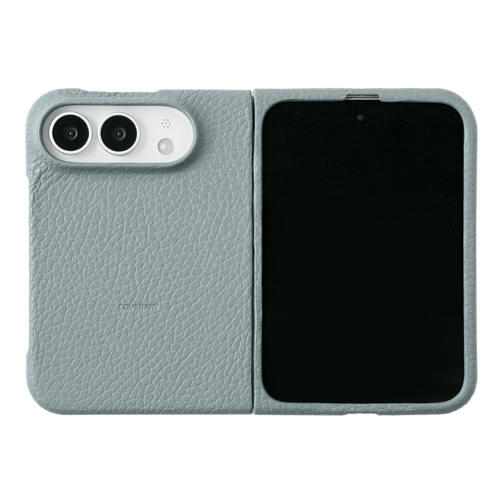 Genuine leather iPhone Duo case, MagSafe compatible, 32 colors, Italian shrink leather