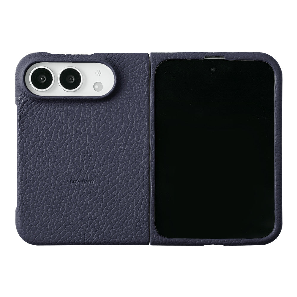 Genuine leather iPhone Duo case, MagSafe compatible, 32 colors, Italian shrink leather