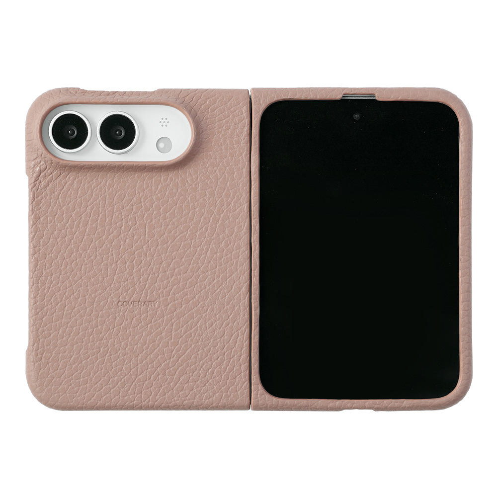 Genuine leather iPhone Duo case, MagSafe compatible, 32 colors, Italian shrink leather