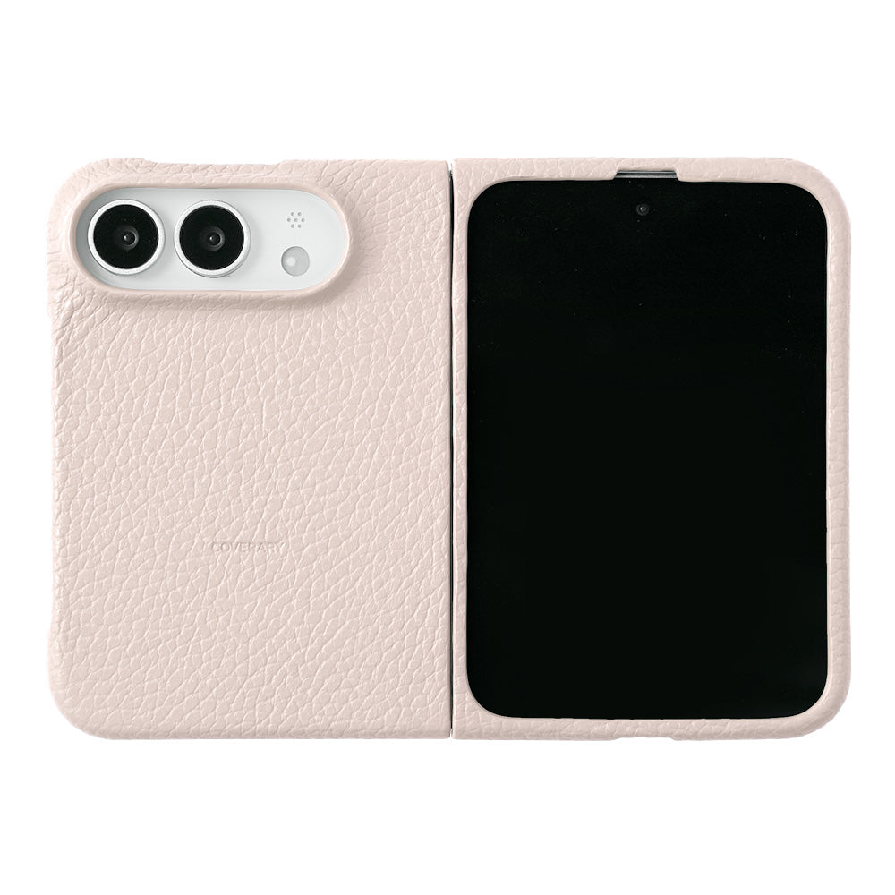 Genuine leather iPhone Duo case, MagSafe compatible, 32 colors, Italian shrink leather