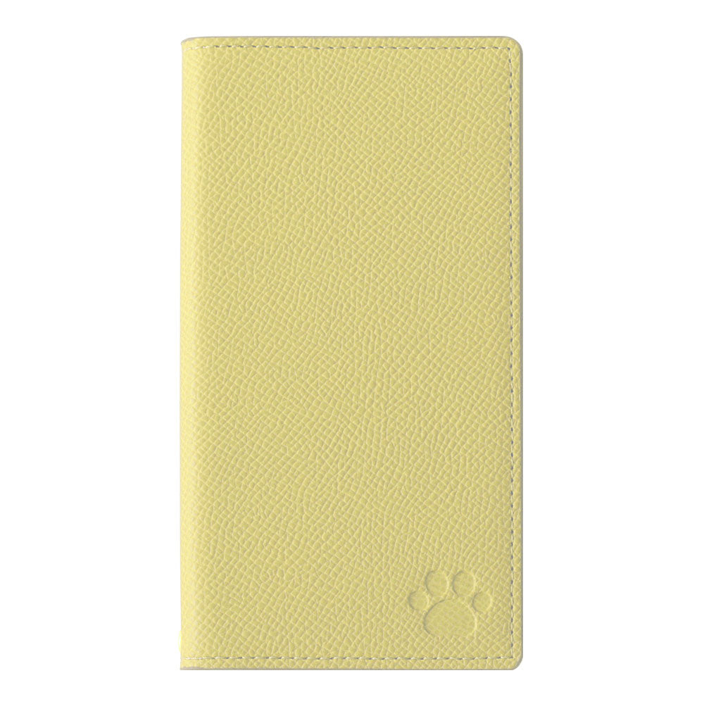 ヴィーガンレザー ネコ型ポケット バイカラー スタンド機能 手帳型ケース Xperiaシリーズ