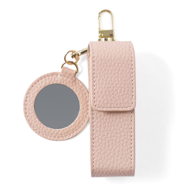 Vegan leather embossed lip case