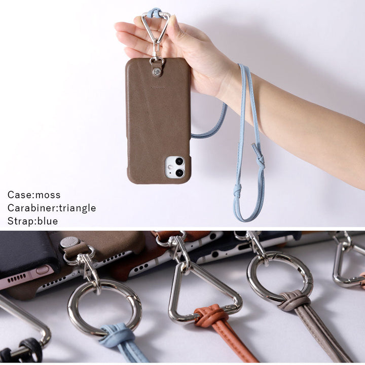 Genuine Leather Tochigi Leather Ring Shoulder Strap (No Metal Fitting Adjustment) Included Back Case Xperia Series