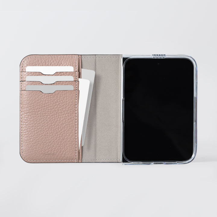 Étui en cuir véritable pour iPhone Duo, compatible MagSafe, 32 couleurs, cuir italien grainé