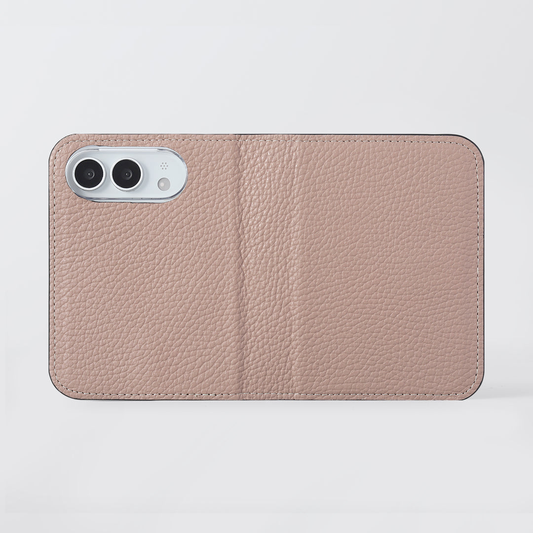 Étui en cuir véritable pour iPhone Duo, compatible MagSafe, 32 couleurs, cuir italien grainé