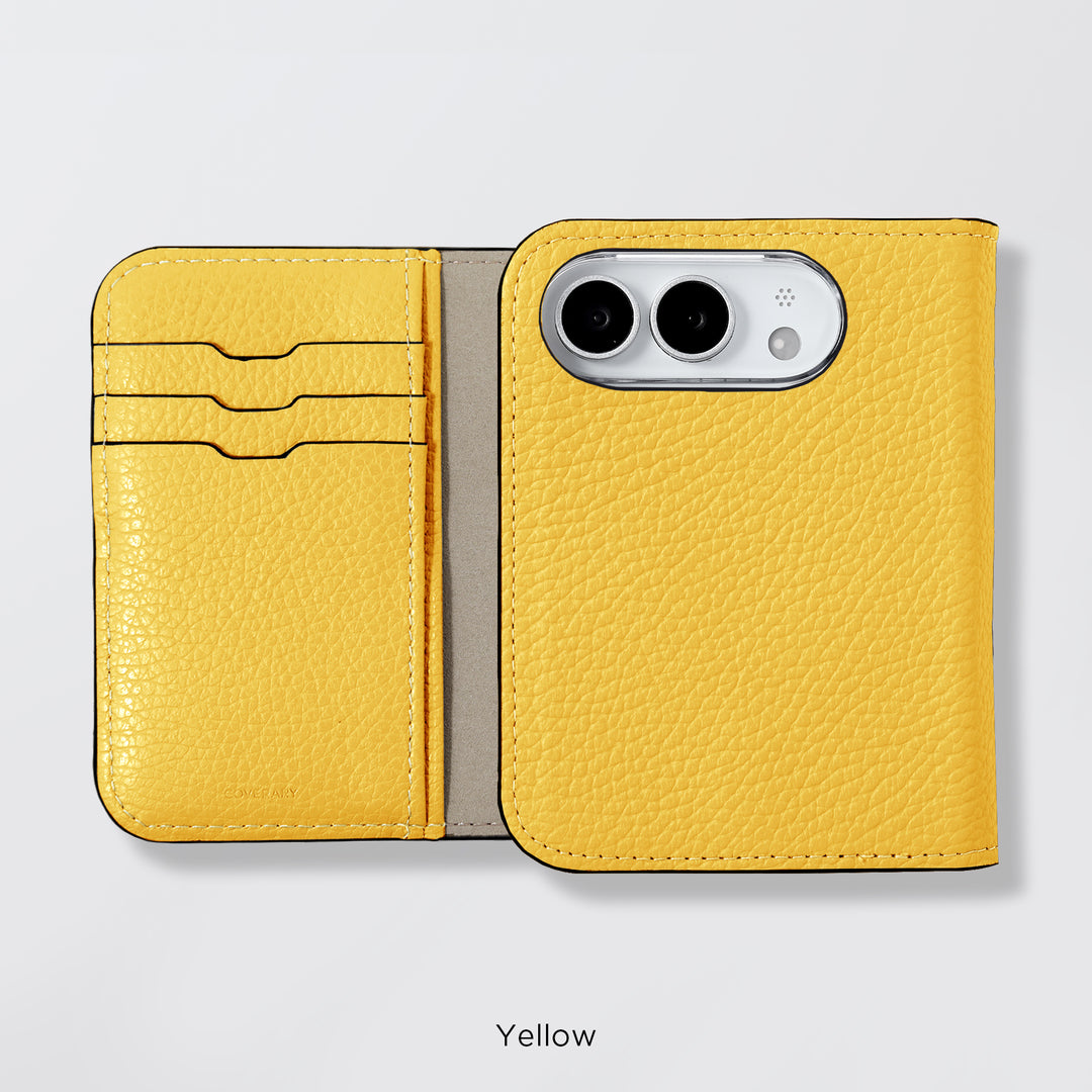 Étui en cuir véritable pour iPhone Duo, compatible MagSafe, 32 couleurs, cuir italien grainé