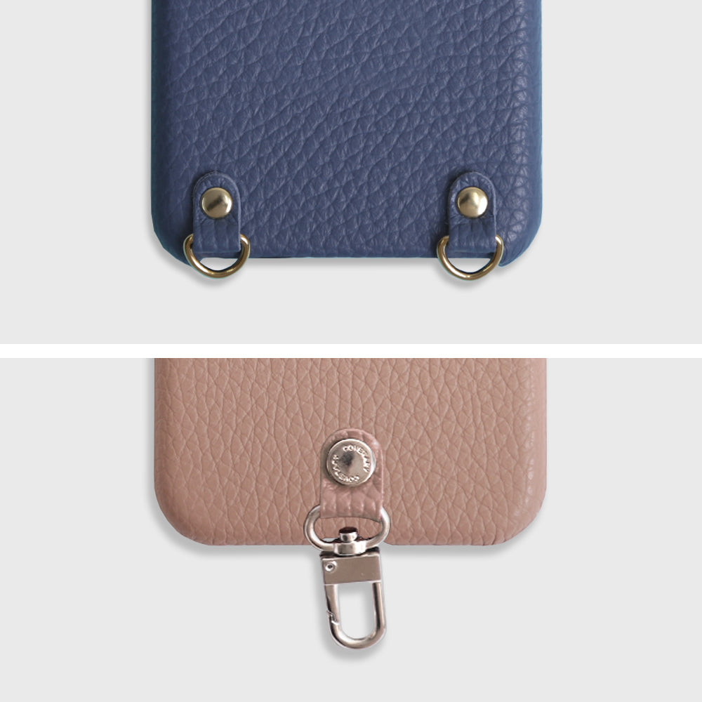 Cuir véritable 32 couleurs cuir italien grainé coque arrière série Xperia