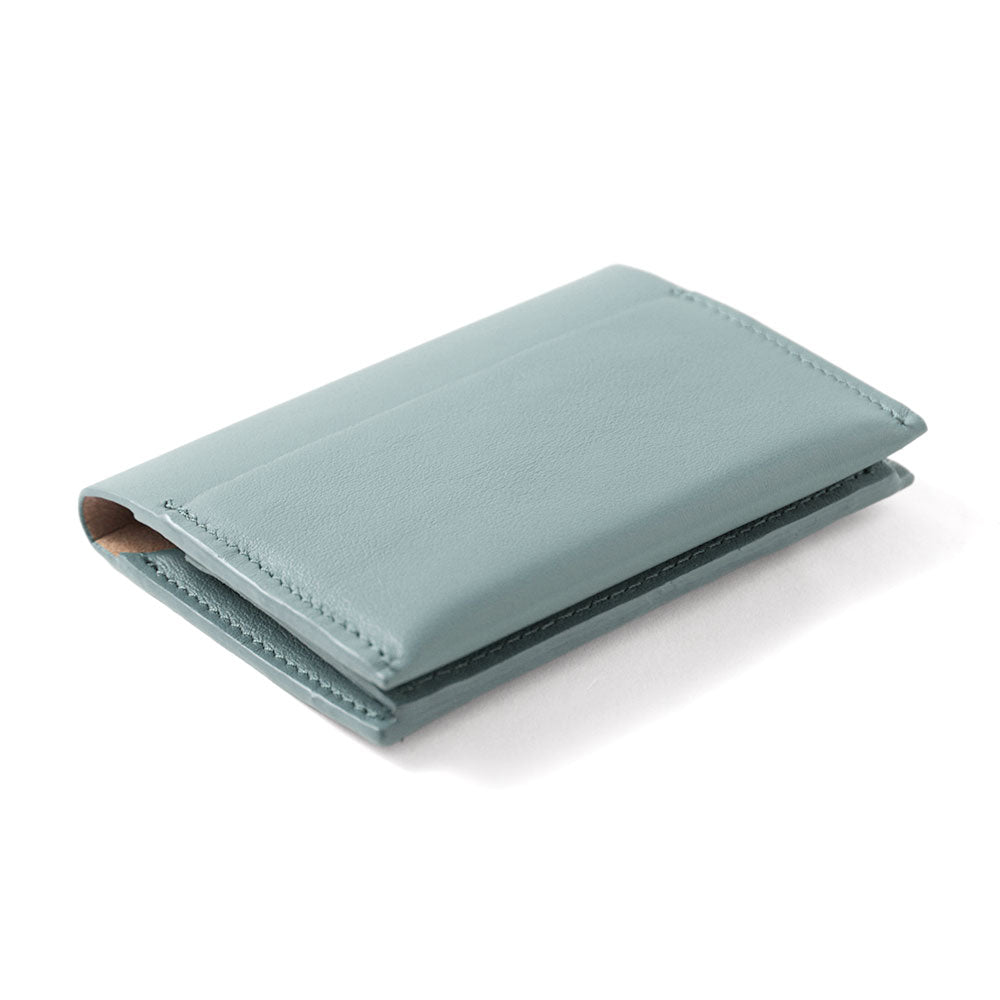 Portefeuille carte en cuir véritable italien lisse compatible Magsafe