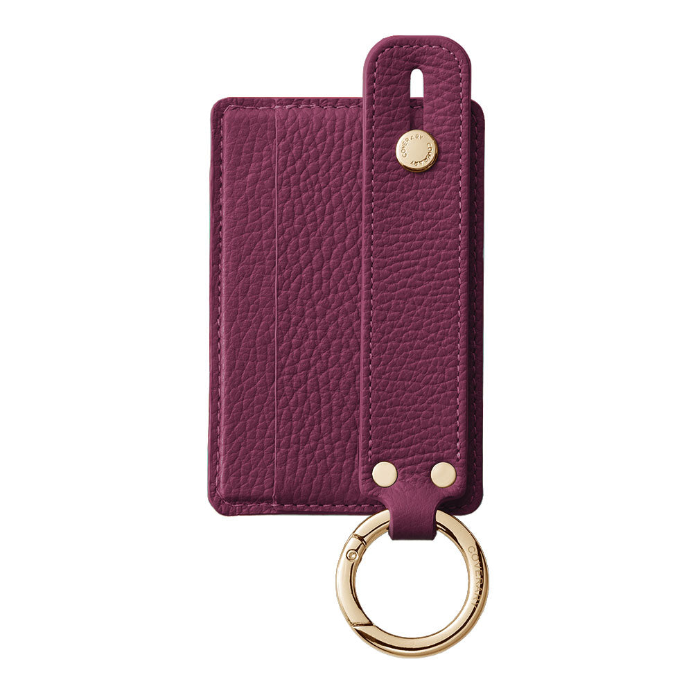 Magsafe Compatible Genuine Leather 32 Colors Italian Shrink Leather Card Pocket Stand Function