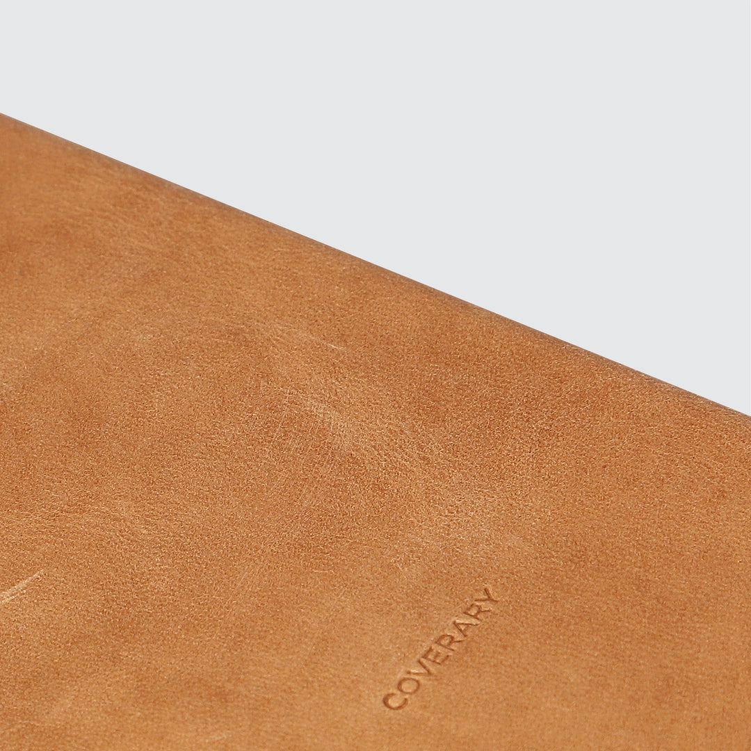 MagSafe-compatible genuine leather card pocket, Mostro Japan leather