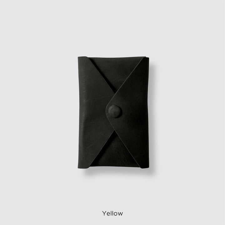 MagSafe-compatible genuine leather card pocket, Mostro Japan leather