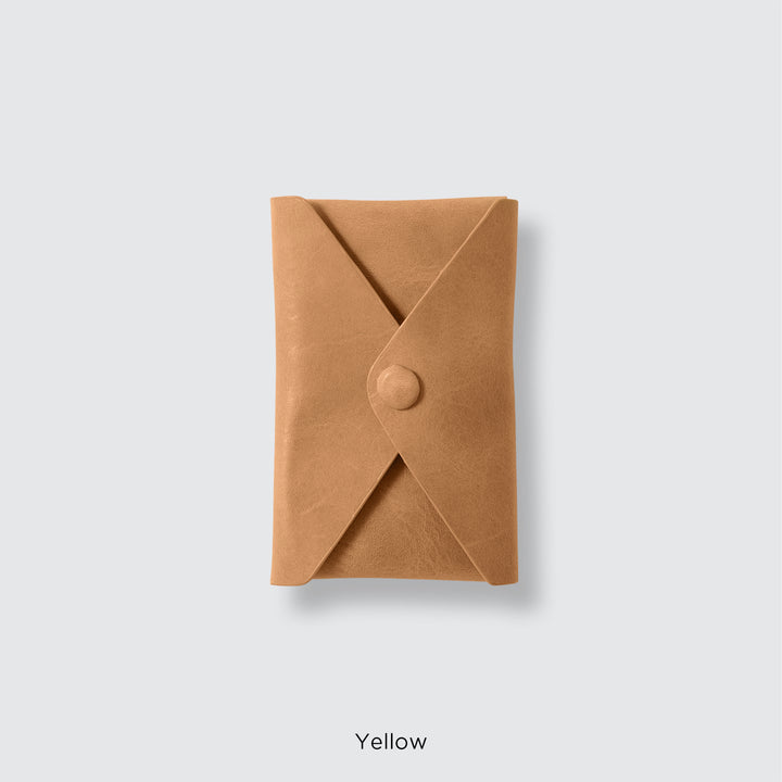 MagSafe-compatible genuine leather card pocket, Mostro Japan leather