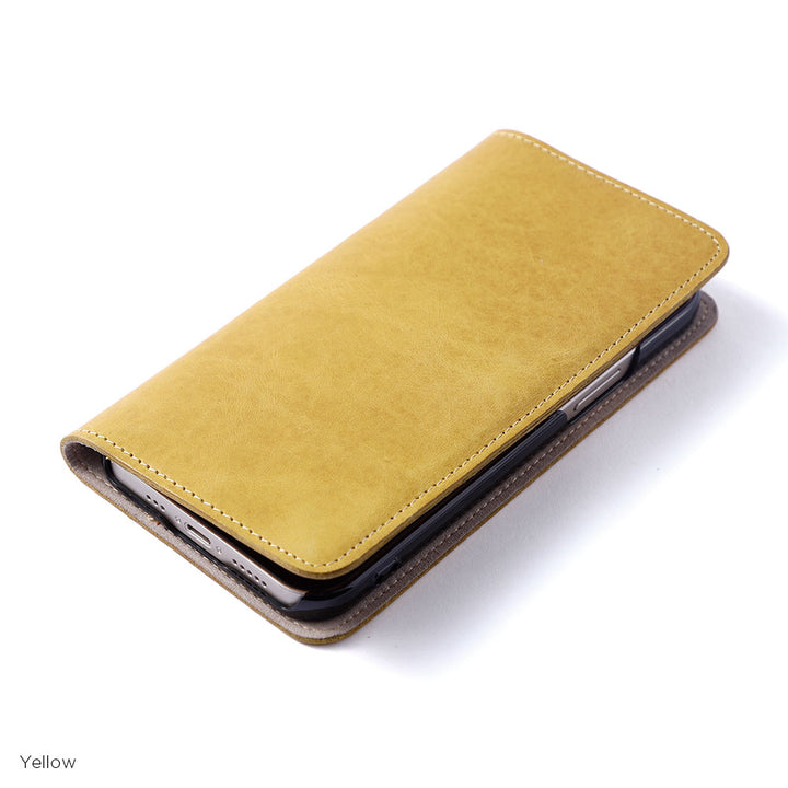 Étui portefeuille en cuir véritable en cuir japonais Mostro avec rangement pour cartes