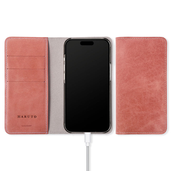 Genuine Leather Japan Leather Mostro Card Storage Personalized Engraving (Color Foil Stamping) Notebook-style Case Xperia Series