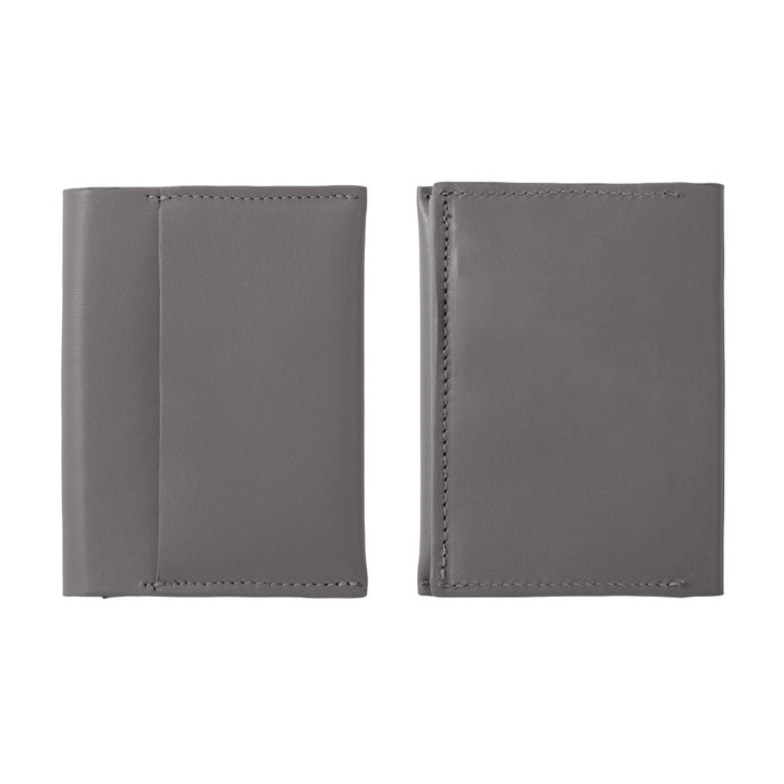 Portefeuille à cartes en cuir italien lisse véritable cuir