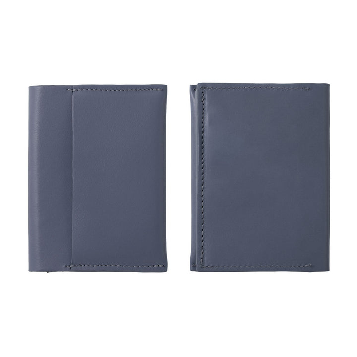 Portefeuille à cartes en cuir italien lisse véritable cuir