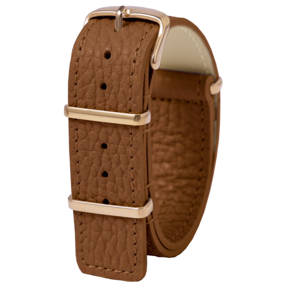 本革 32色 イタリアンシュリンクレザー NATOタイプ スマートウォッチ 腕時計ベルト