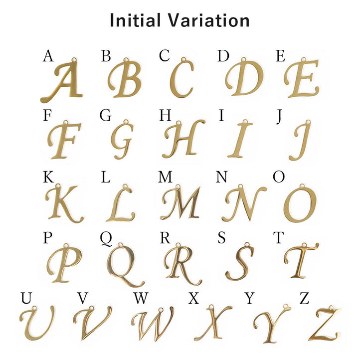 Accessories Genuine Leather 32 Colors Italian Shrink Leather Padded Ribbon Initial Pearl Charm