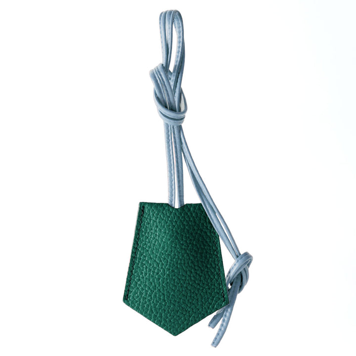 Accessoire cuir véritable 32 couleurs cuir italien grainé clochette sangle de cou