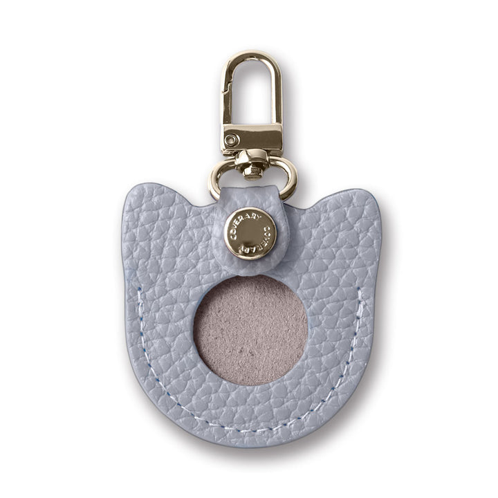 Accessories Genuine Leather Italian Shrink Leather Favorite Face Charm Airtag Case