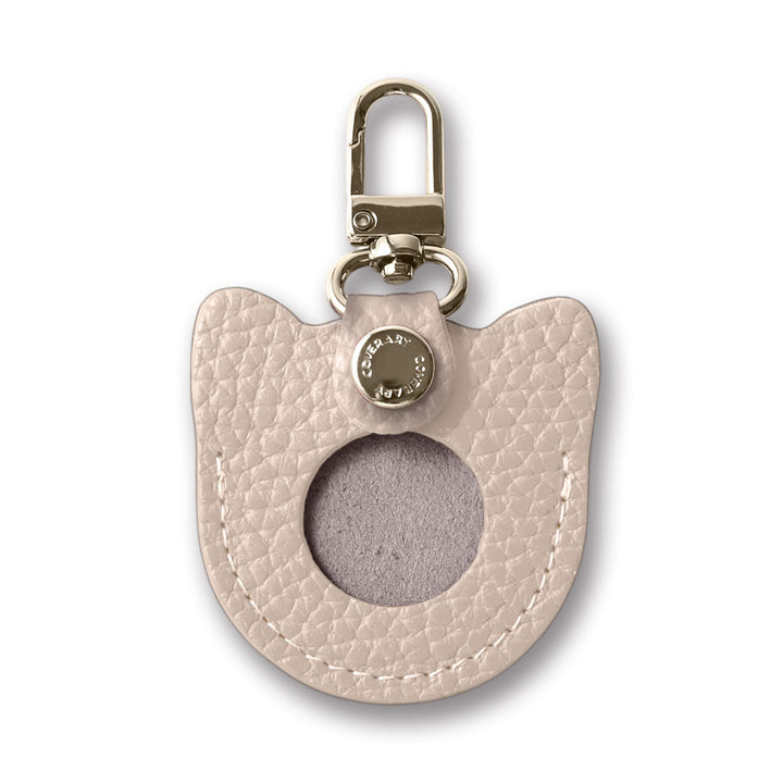 Accessories Genuine Leather Italian Shrink Leather Favorite Face Charm Airtag Case