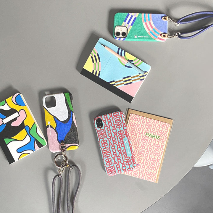 PAPIER TIGRE NUDE ZINC 本革 背面ケース