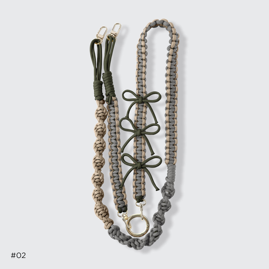Paracord Ribbon 2-Way Shoulder Strap
