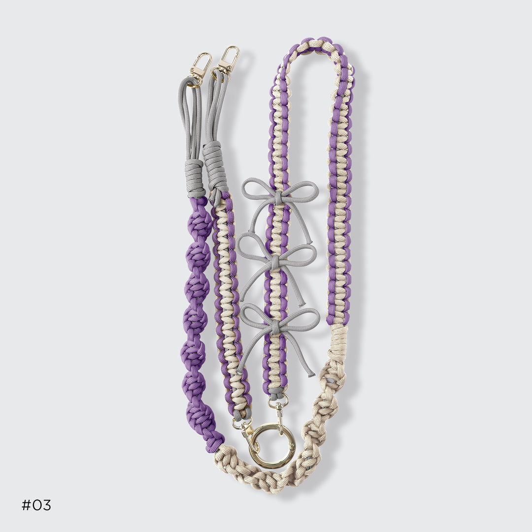 Paracord Ribbon 2-Way Shoulder Strap