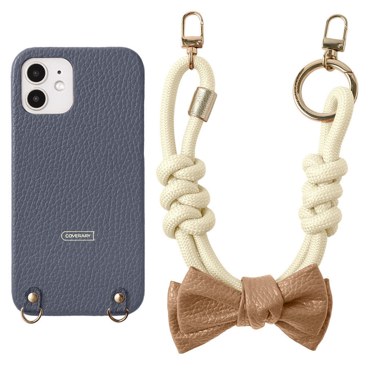 Genuine Leather 32 Colors Italian Shrink Leather Double Ribbon Paracord Hand Strap Included Back Case Xperia Series