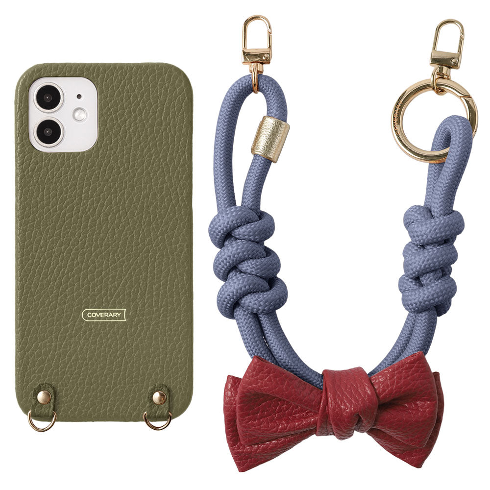 Genuine Leather 32 Colors Italian Shrink Leather Double Ribbon Paracord Hand Strap Included Back Case Xperia Series