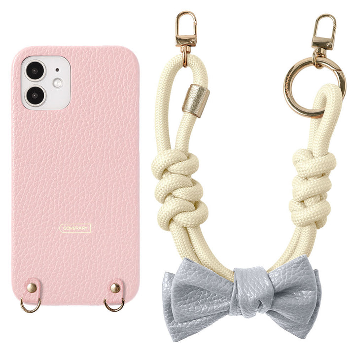 Genuine Leather 32 Colors Italian Shrink Leather Double Ribbon Paracord Hand Strap Included Back Case Xperia Series